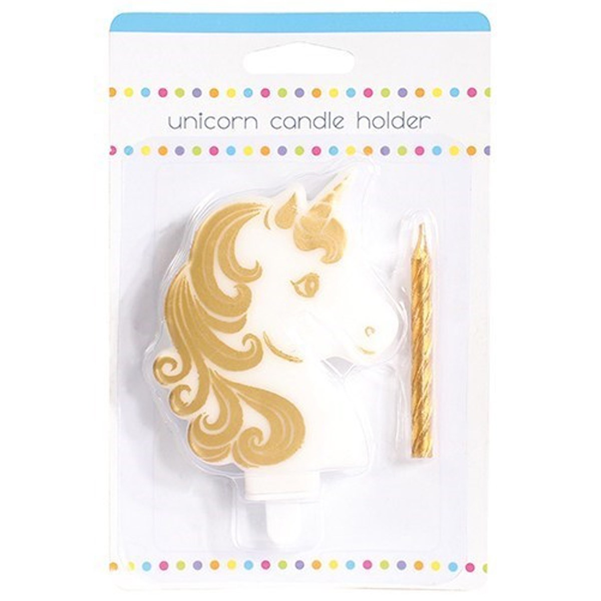 Unicorn Feature Cake Cupcake Candle