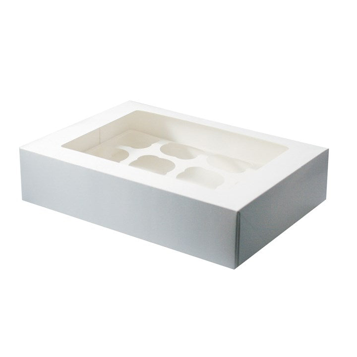 White Cupcake Boxes - Choose your size