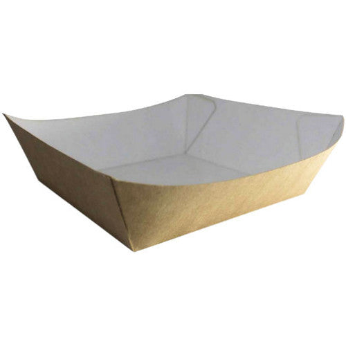 50Pk or 100pk Kraft Brown Disposable Cardboard Food Trays Holders Packaging Takeaway BBQ Festival Food Holders Tray Cone Scoop Box Cake Hot Dog Pizza Burger Chips Fries Fish Crepe Baguette Doughnut Churros. 11 Designs to Choose From…