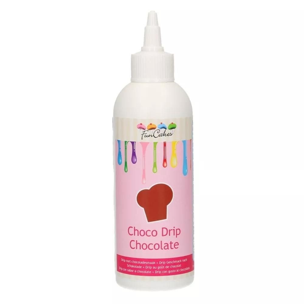 FunCakes Choco Drip Drizzle Cakes Donuts CakePops Biscuits Chocolate Decorating 180g. 16 Colours To Choose From.