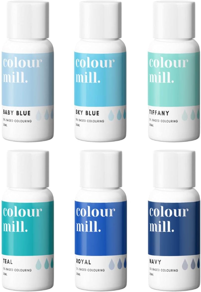 Colour Mill BLUES Shades Tones Bundle 6Pk 20ml
