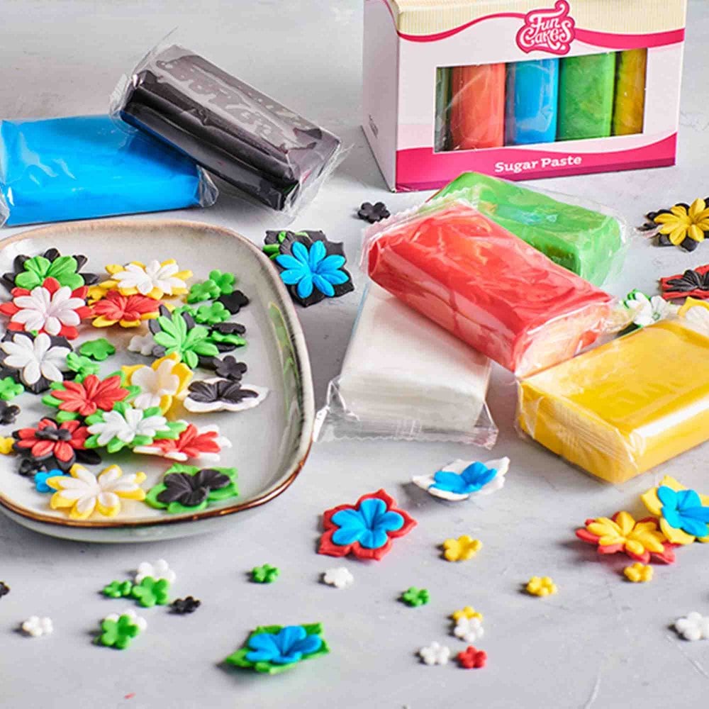 FunCakes Primary Colours Sugarpaste Multipack 5 x 100g