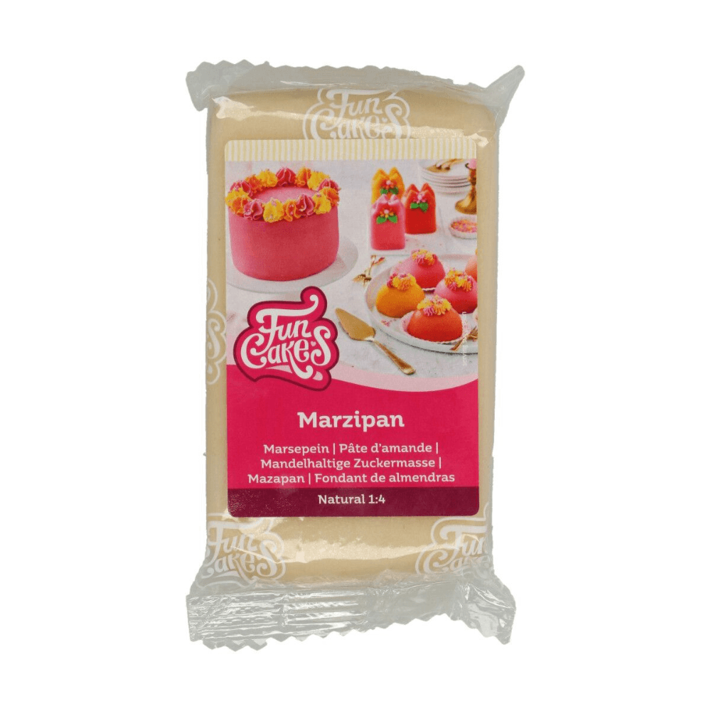 FunCakes Marzipan Icing Ready To Roll Cake Decorating Baking 250g. 5 Colours To Choose From.