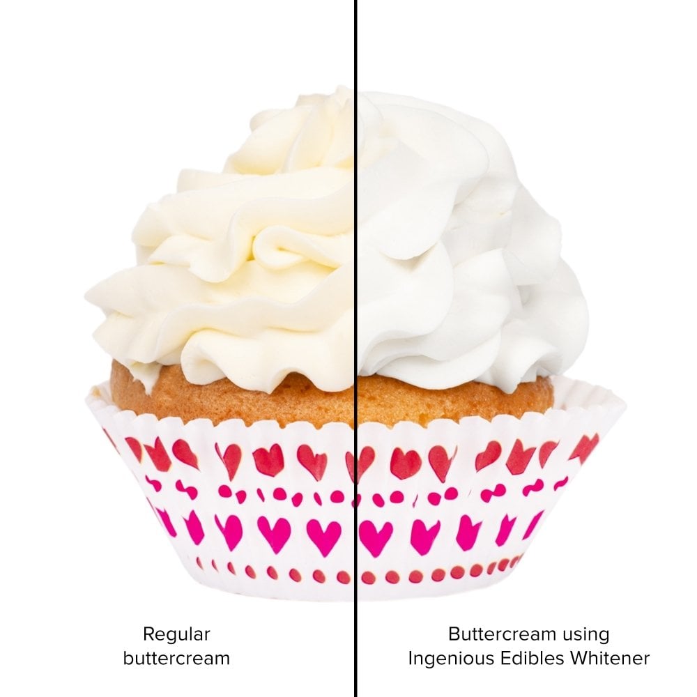 Ingenious Edibles Icing, Buttercream & Frosting Whitener 100g or 500g