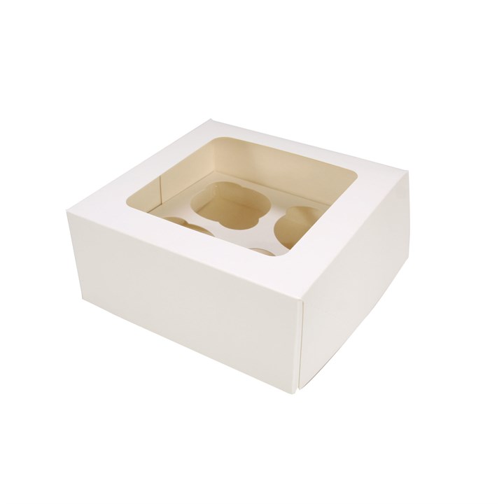 White Cupcake Boxes - Choose your size