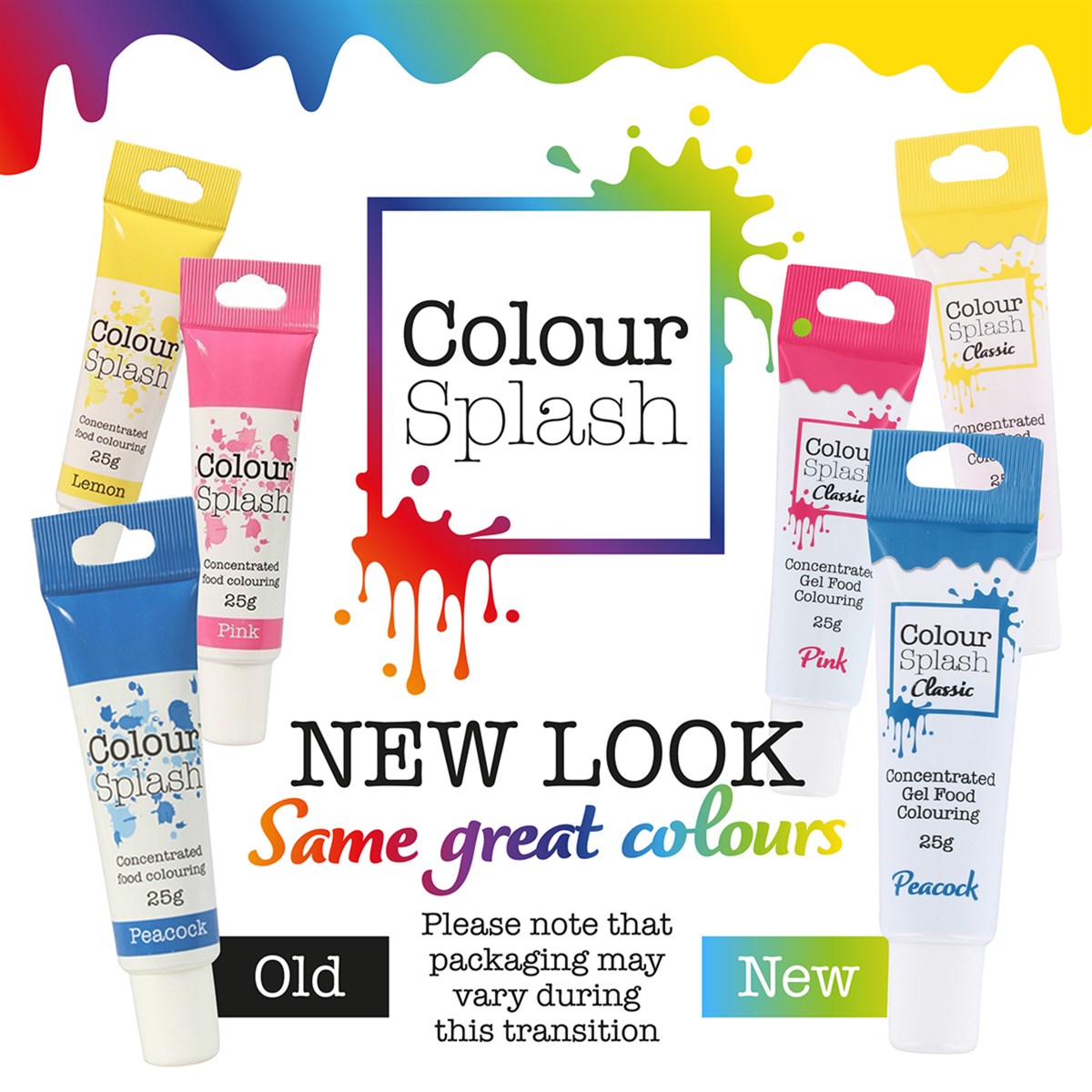 Colour Splash Cake Food Colour Gels - Choose your colour