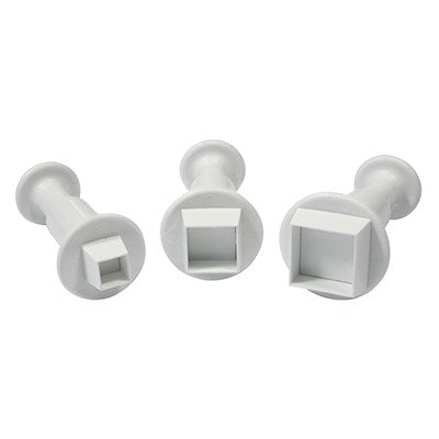 Square Plunger Cutters Set of 3