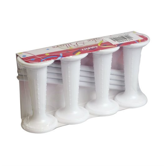 3" Round Pillar And Cake Dowel Set of 4