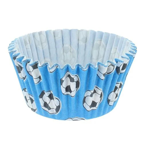 48 Pack Football Euros World Cup Cupcake/Muffin Cases - Different Designs to Choose From