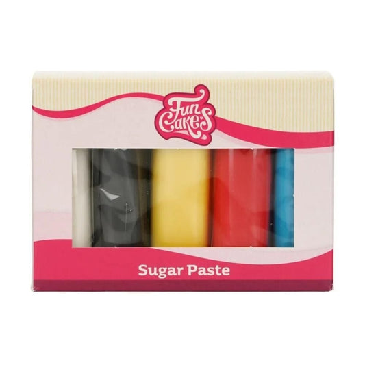 FunCakes Primary Colours Sugarpaste Multipack 5 x 100g