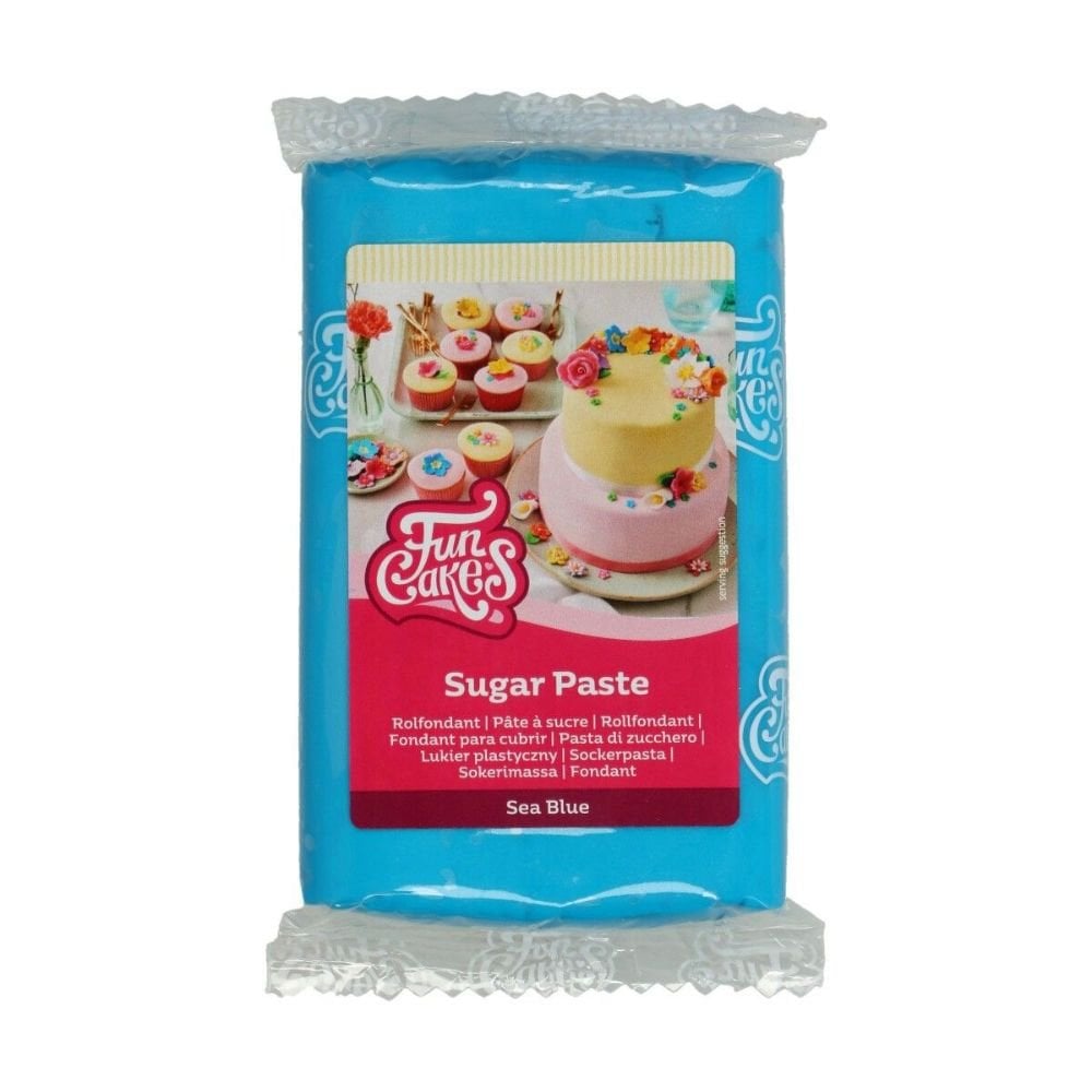 FunCakes Sugarpaste Fondant Icing Cake Cupcake Decorating Baking 250g. 40 Colours To Choose From.